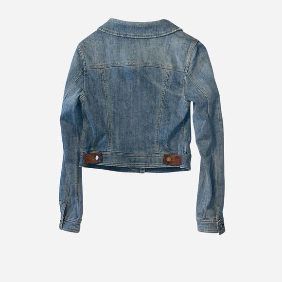 Anthropologie Pilcro and the Letterpress Denim Jean Jacket Blazer Size medium - Picture 4 of 10